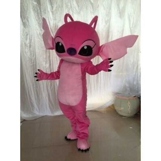 Lilo & Stitch Mascot Costume Pink Angel From Lilo & Stitch Mascot Costume Pink Angel From