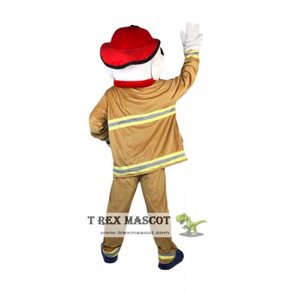 Sparky The Fire Dog Mascot Costume | TrexMascot