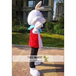 Christmas Bunny Rabbit Mascot Costume