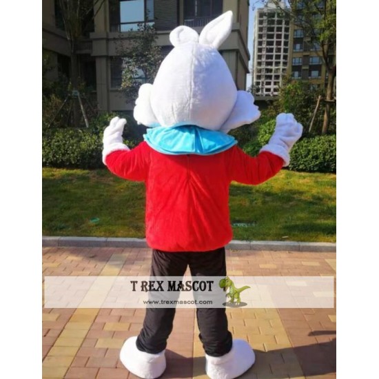 Christmas Bunny Rabbit Mascot Costume