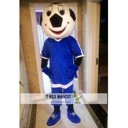 Blue Football Mascot Costume