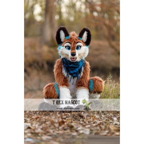 Dog Fox Wolf Realistic Fursuit Animal Mascot Costumes