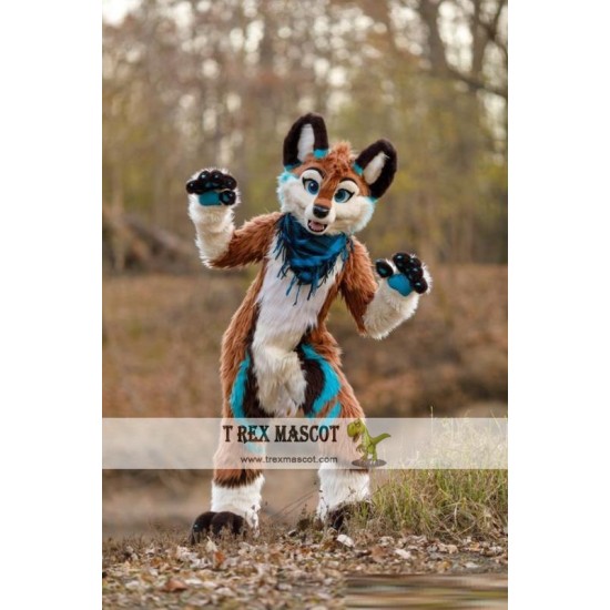 Dog Fox Wolf Realistic Fursuit Animal Mascot Costumes