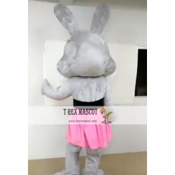 Easter Funny White Bunny Rabbit Mascot Costume