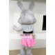 Easter Funny White Bunny Rabbit Mascot Costume
