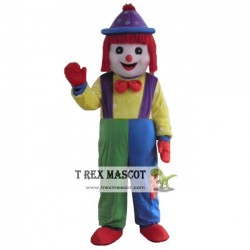 Adult Red Clown Mascot Costume