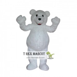 Adult Polar Bear Mascot Costume