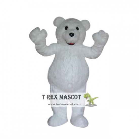 Adult Polar Bear Mascot Costume