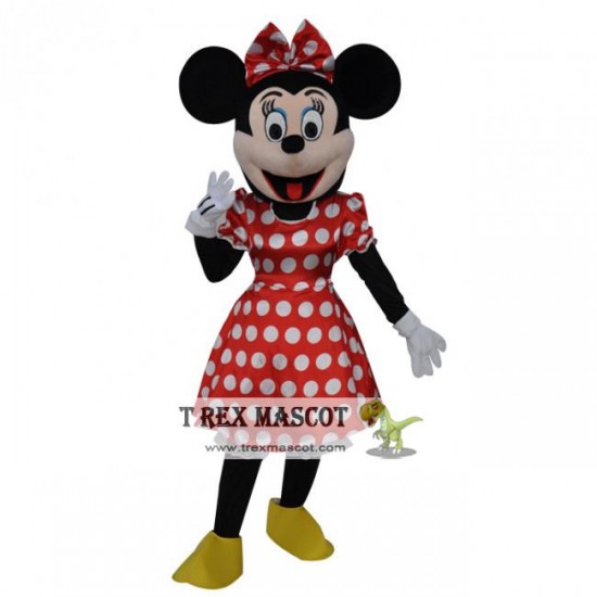 Adult Minnie Mouse Cosplay Halloween Costume Mascot Adult Minnie Mouse Cosplay Halloween Costume Mascot
