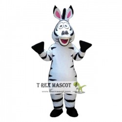 Adult Zebra Mascot Costume