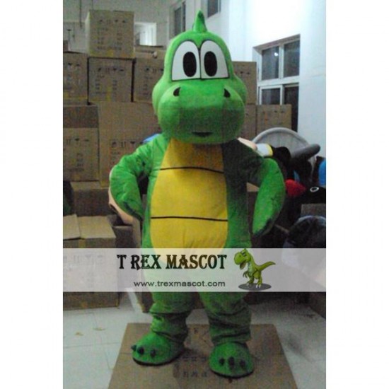 Adult Green Dragon Mascot Costume