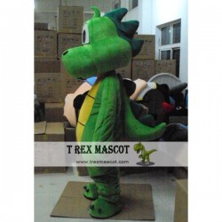 Adult Green Dragon Mascot Costume