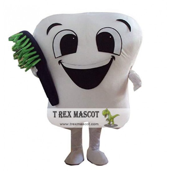 Adult Dentist Tooth Mascot Costume Adult Dentist Tooth Mascot Costume