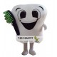 Adult Dentist Tooth Mascot Costume Adult Dentist Tooth Mascot Costume