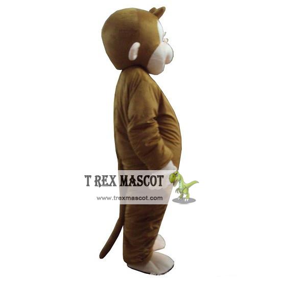 Adult Curious George Monkey Mascot Costume