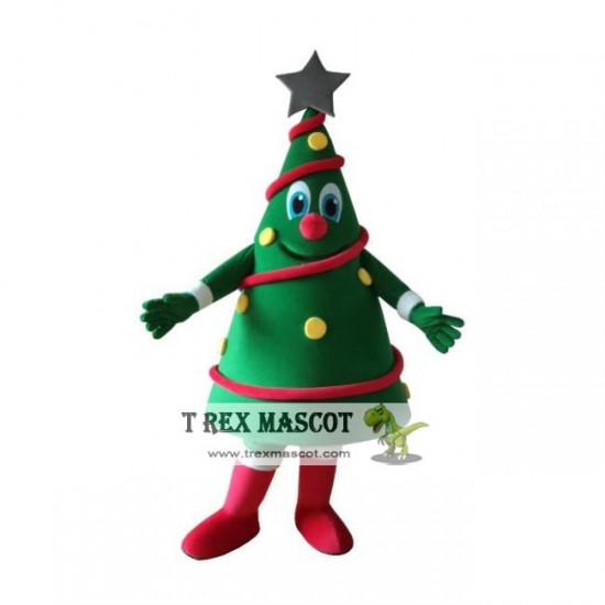Adult Christmas Tree Mascot Costume Adult Christmas Tree Mascot Costume