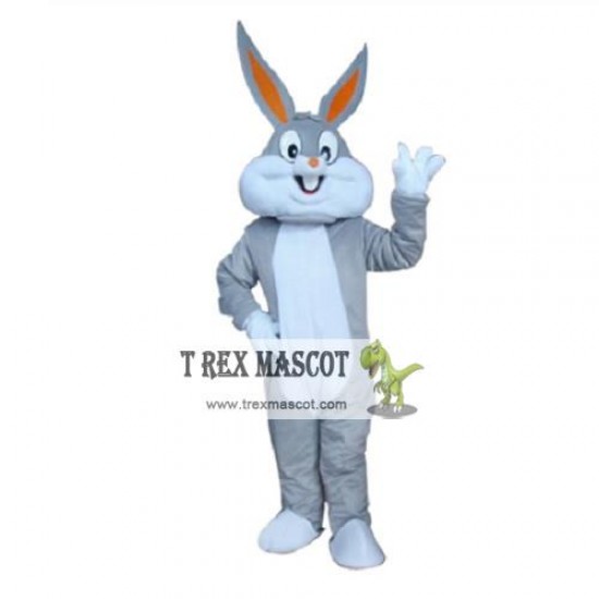 Adult Bugs Bunny Mascot Costume Adult Bugs Bunny Mascot Costume