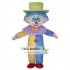 Adult Blue Clown Mascot Costume