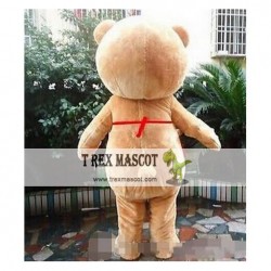 Adult Ted Bear Mascot Costume