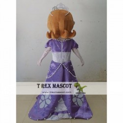 Adult Sofia the First Mascot Costume