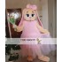 Easter Bunny Pink Rabbit Wedding  Mascot Costumes