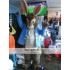 Peter Rabbit Brown Easter Bunny Mascot Costume