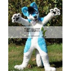 Long Hair Husky Dog Fox Fursuit Mascot Costume