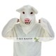 Realistic White Pig Fursuit Mascot Costume