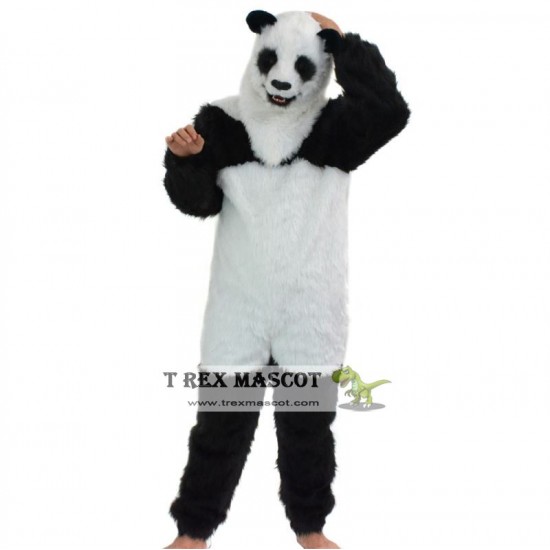 Realistic Panda Fursuit Mascot Costume