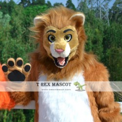 Realistic Lion / Wolf Fursuit Mascot Costume