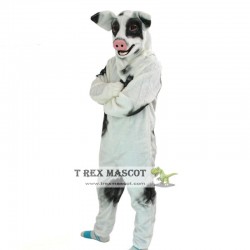 Realistic Pig Fursuit Mascot Costume