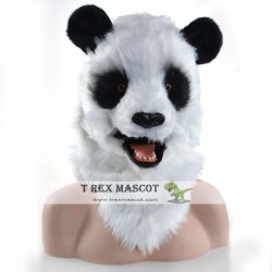 Realistic Panda Fursuit Head Mask Mascot Head