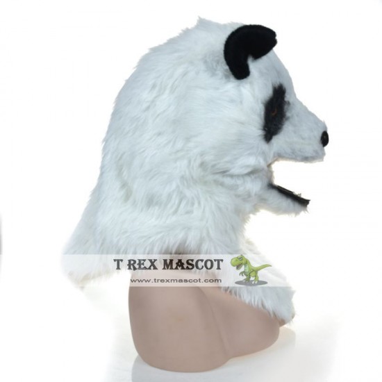 Realistic Panda Fursuit Head Mask Mascot Head