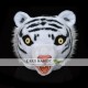 Realistic White Tiger Fursuit Head Mask Mascot Head