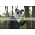 Realistic Grey Wolf Fursuit Head Mask Mascot Head