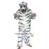Realistic White Tiger Fursuit Mascot Costume