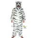 Realistic White Tiger Fursuit Mascot Costume