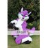 Purple Dog Fox Fursuit Mascot Costume