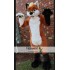 Brown Wolf Husky Dog Fursuit Mascot Costume