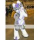 Grey Dog Fox Girl Fursuit Mascot Costume