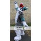 Grey Wolf Husky Dog Fursuit Mascot Costume