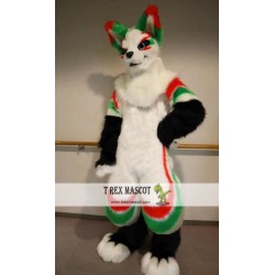 Wolf Husky Dog Fursuit Mascot Costume