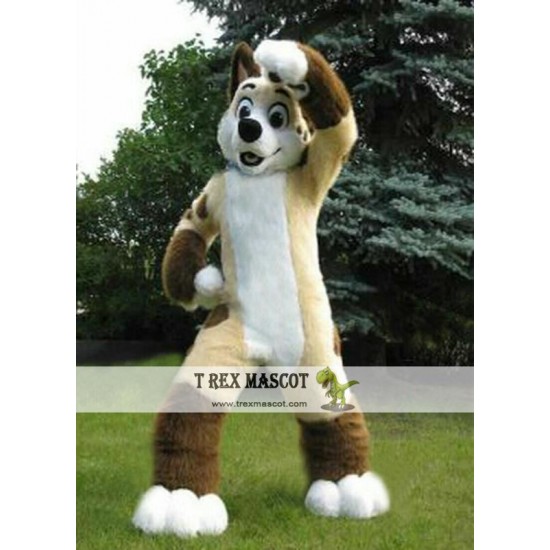 Wolf Husky Dog Fursuit Mascot Costume