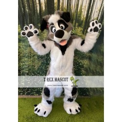 Wolf Husky Dog Fursuit Mascot Costume