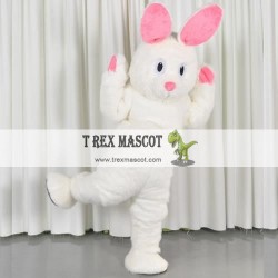 Bunny Easter White Rabbit Mascot Costume for Adult & Kids