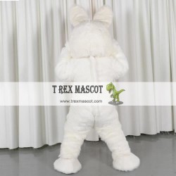 Bunny Easter White Rabbit Mascot Costume for Adult & Kids