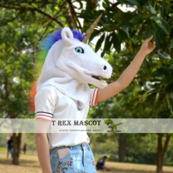 Animal unicorn Fursuit Head Mascot Head