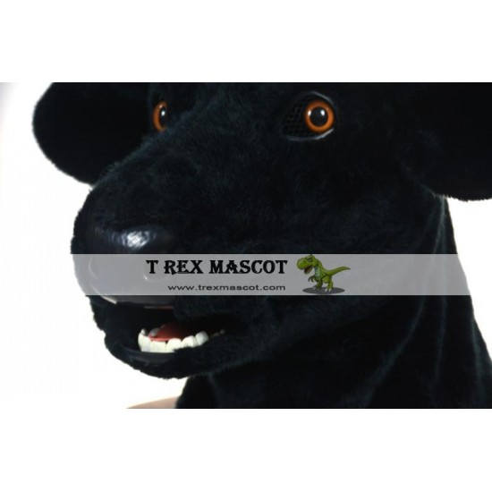 Animal Black cow Fursuit Head Mascot Head