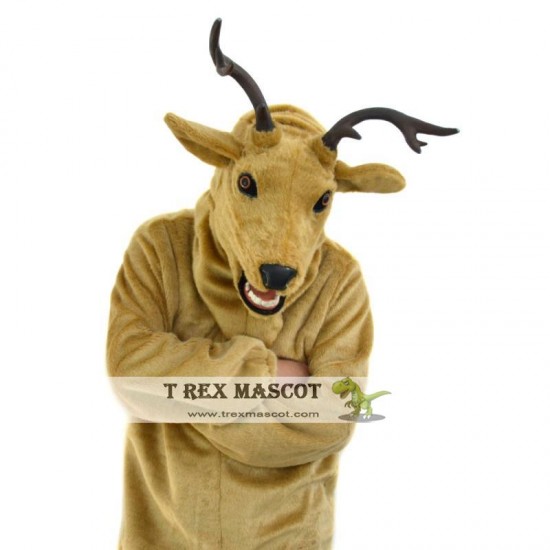 Animal Elk Fursuit Mascot Costume for Adult