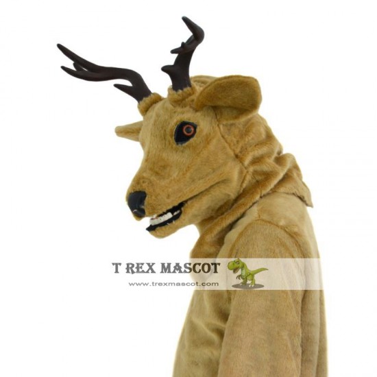 Animal Elk Fursuit Mascot Costume for Adult